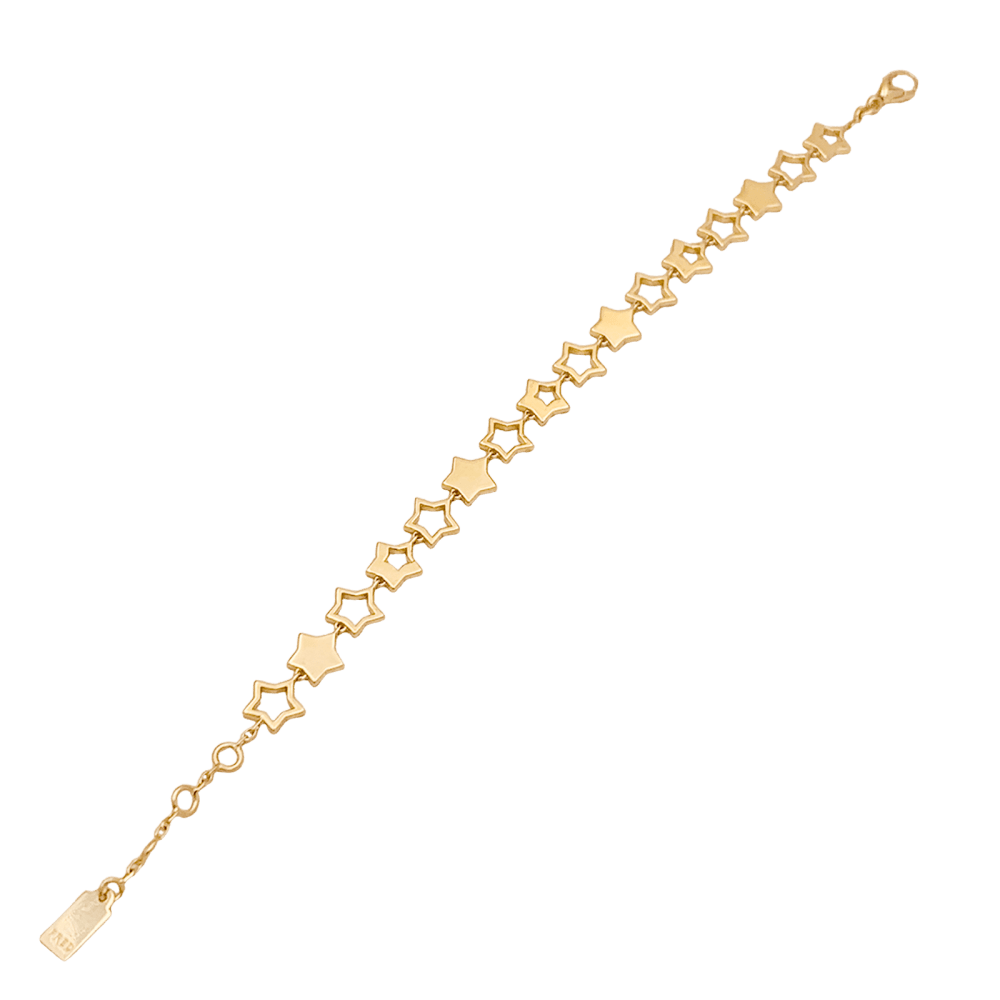 Bracelet Fred, "Star", or jaune et diamants.