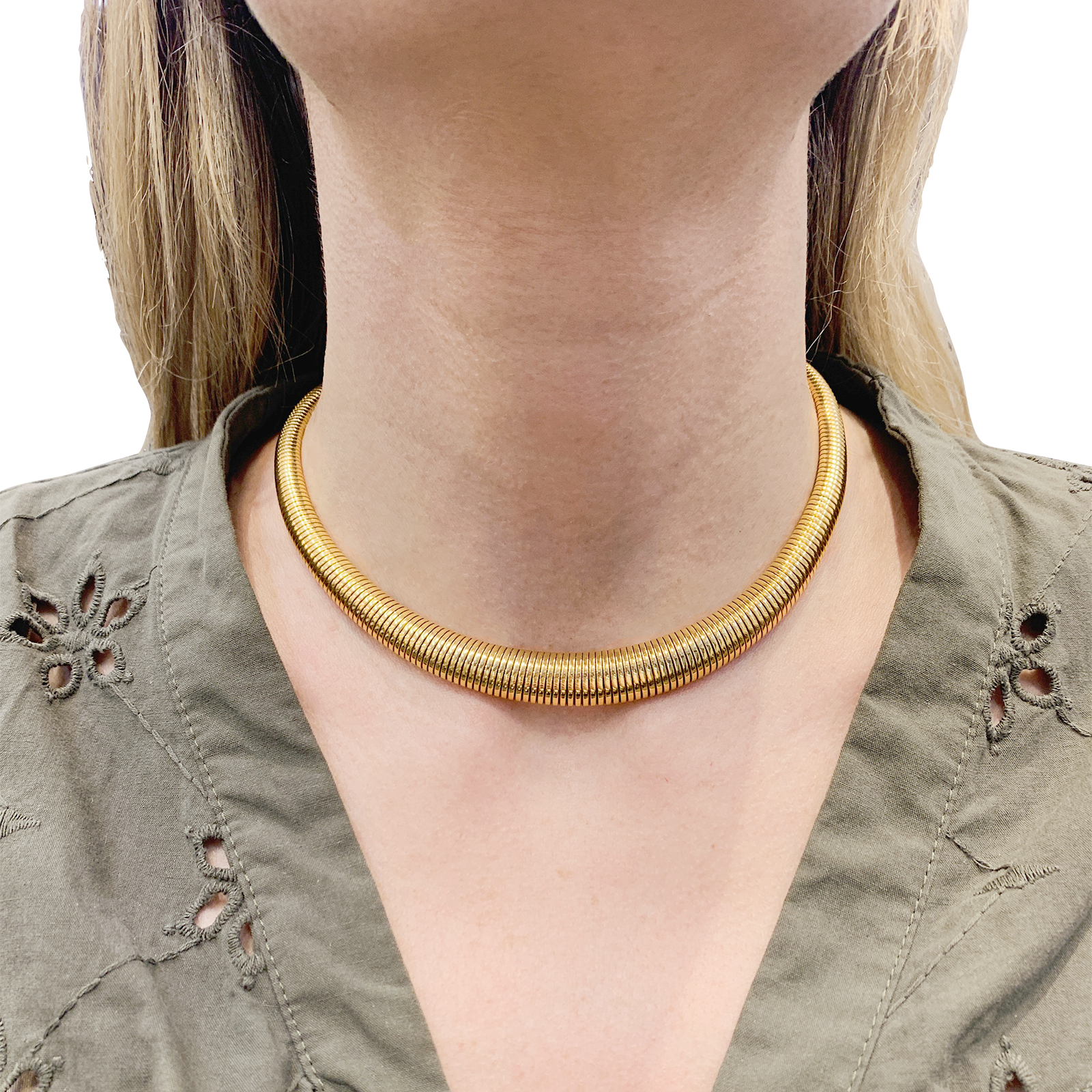 Collier vintage "Tubogas".