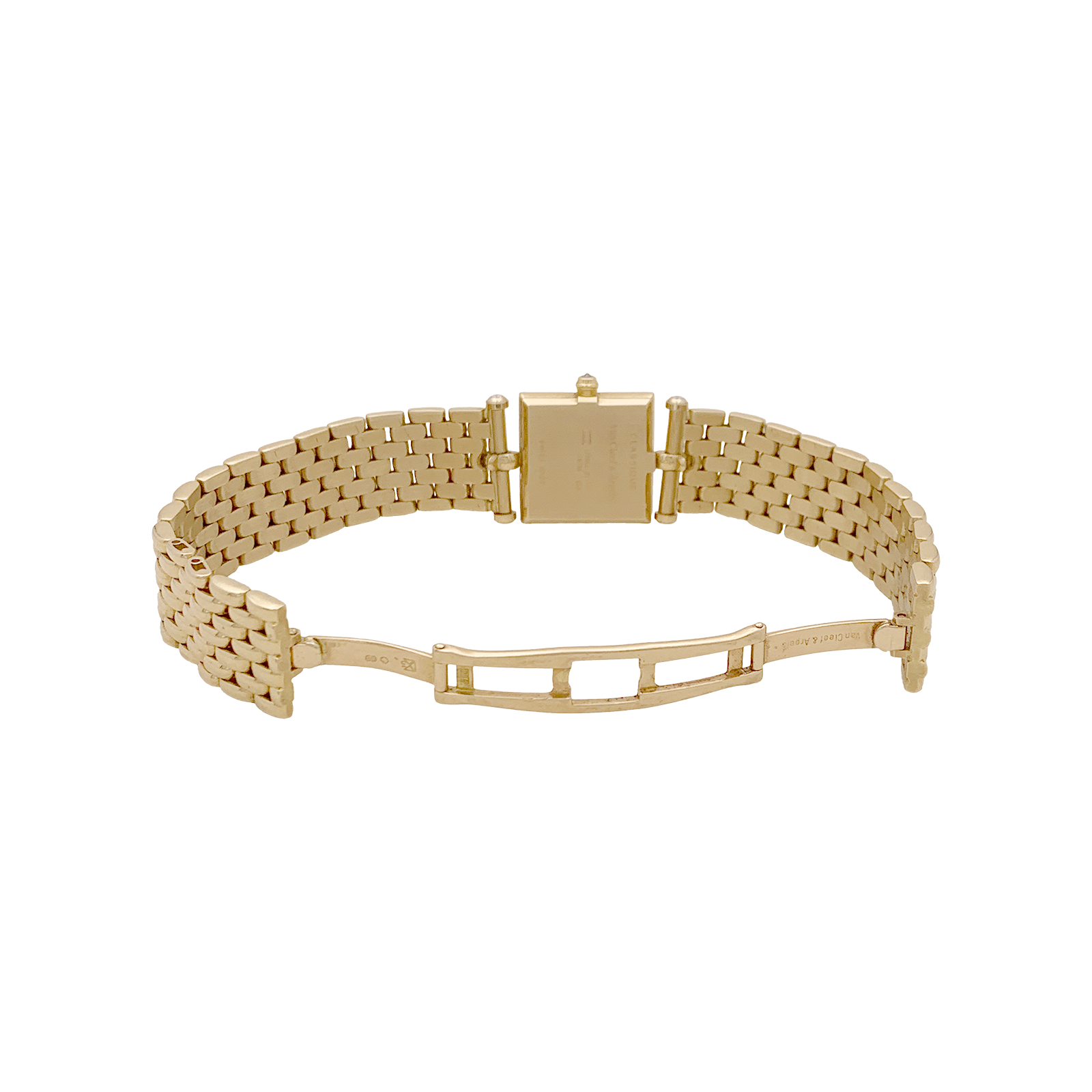 Montre Van Cleef & Arpels, "Classique", or jaune et diamants.