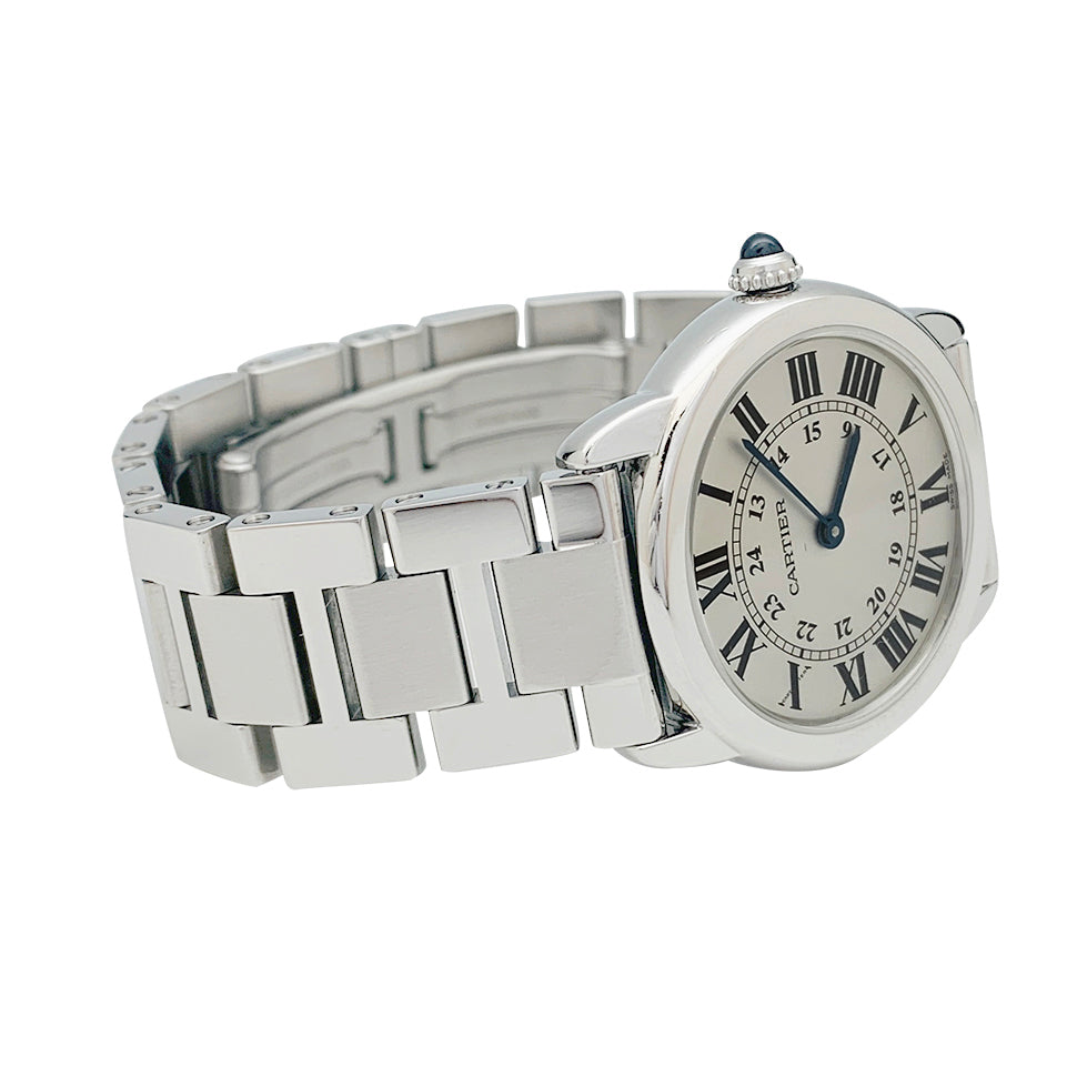 Cartier watch, "Ronde Solo", steel.