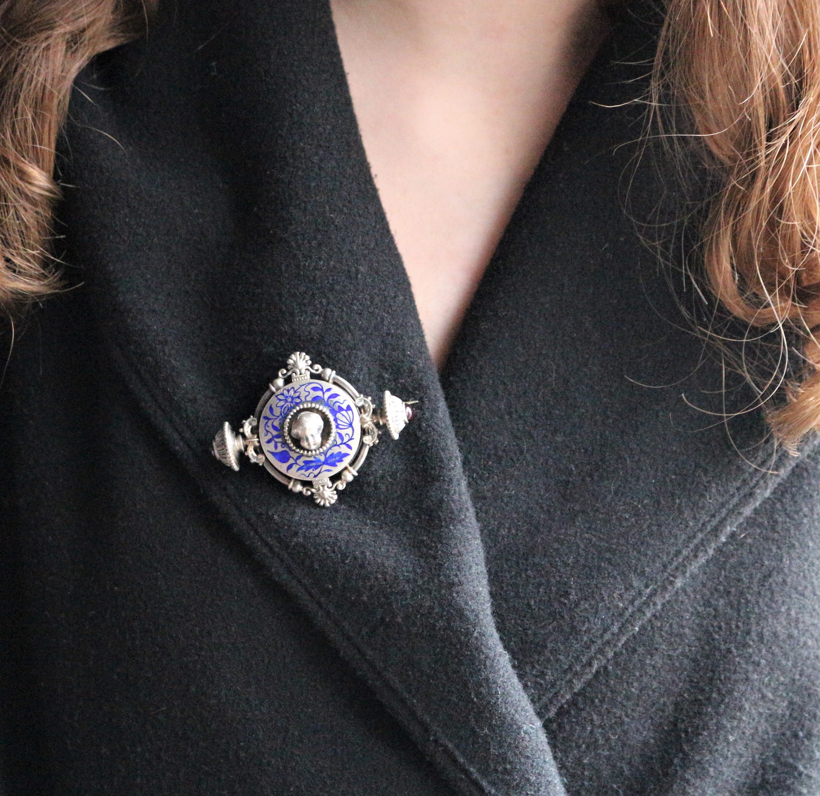 Broche néo-renaissance XIXe style Renaissance