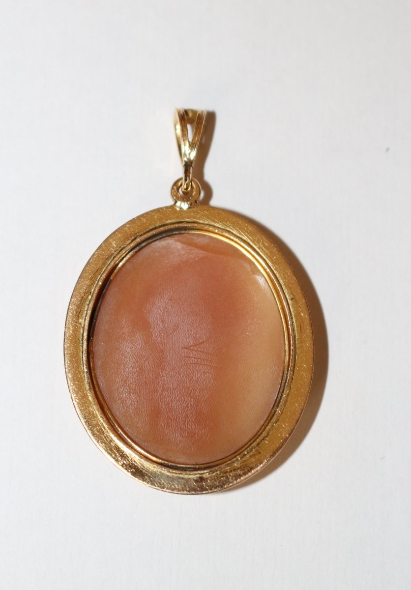 Pendentif camée ancien en or jaune XIXe - Maison Eloe