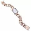 Chanel watch, "Première Chaîne Gourmette", pink gold, diamonds.