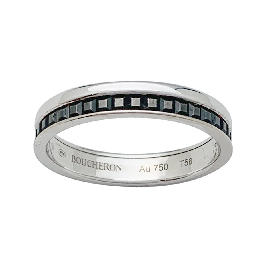 Alliance Boucheron,"Quatre Black Edition", or blanc, PVD noir.