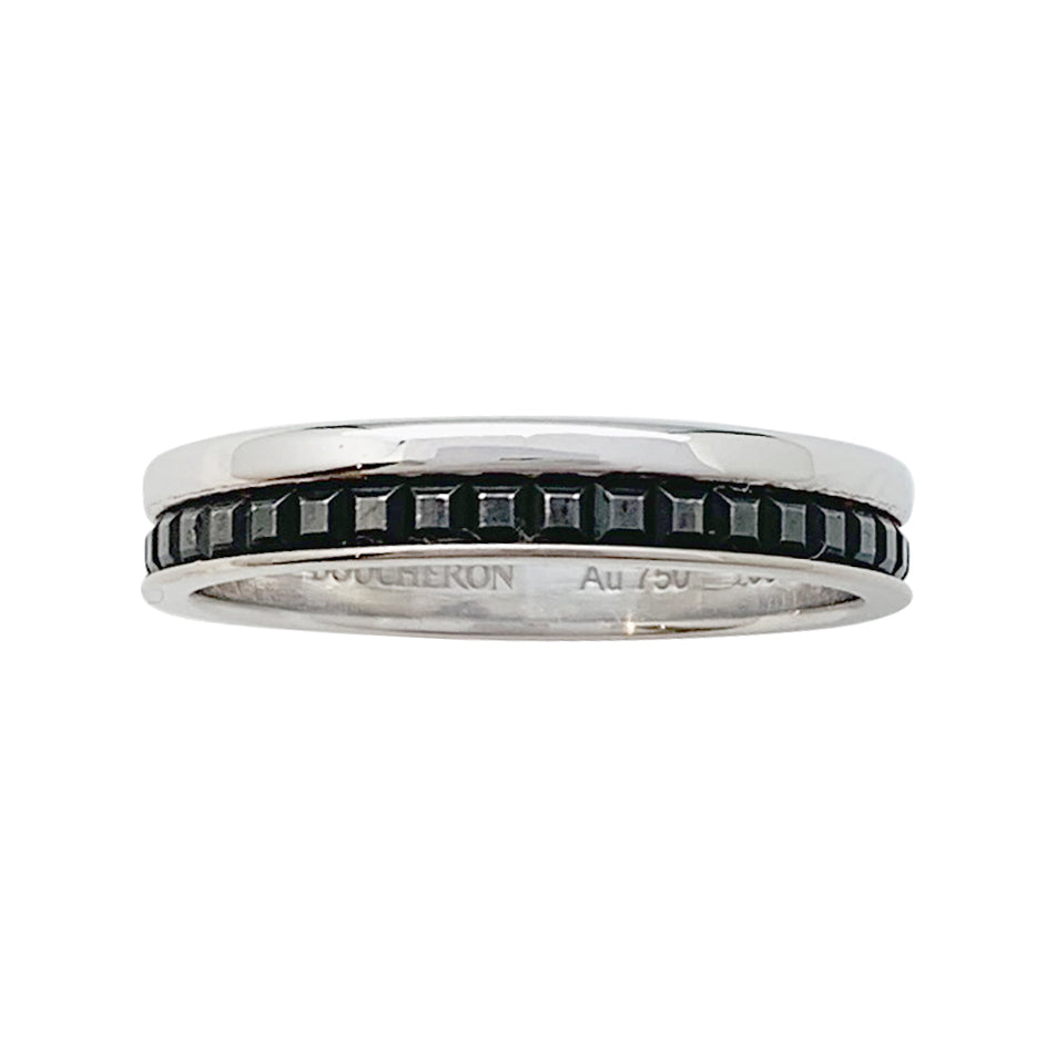 Alliance Boucheron,"Quatre Black Edition", or blanc, PVD noir.