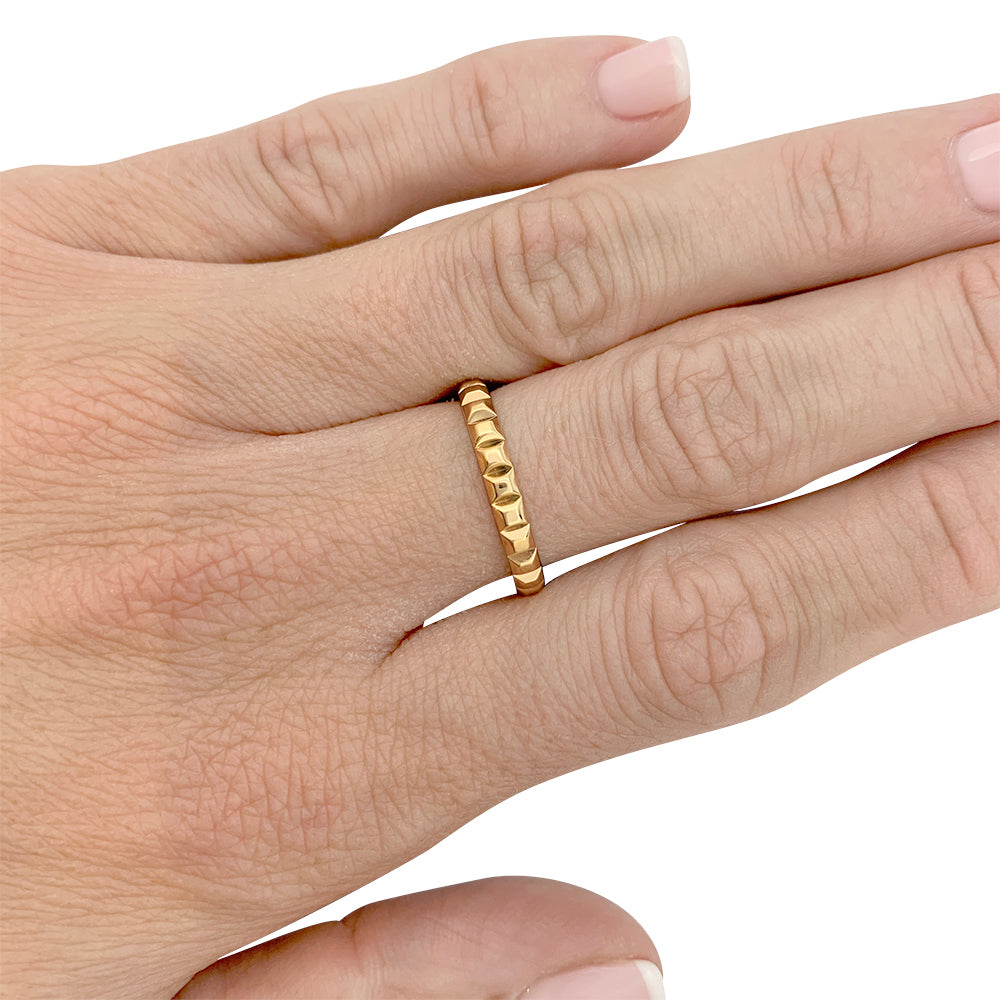 Bague Boucheron, "Clou de Paris", or jaune.