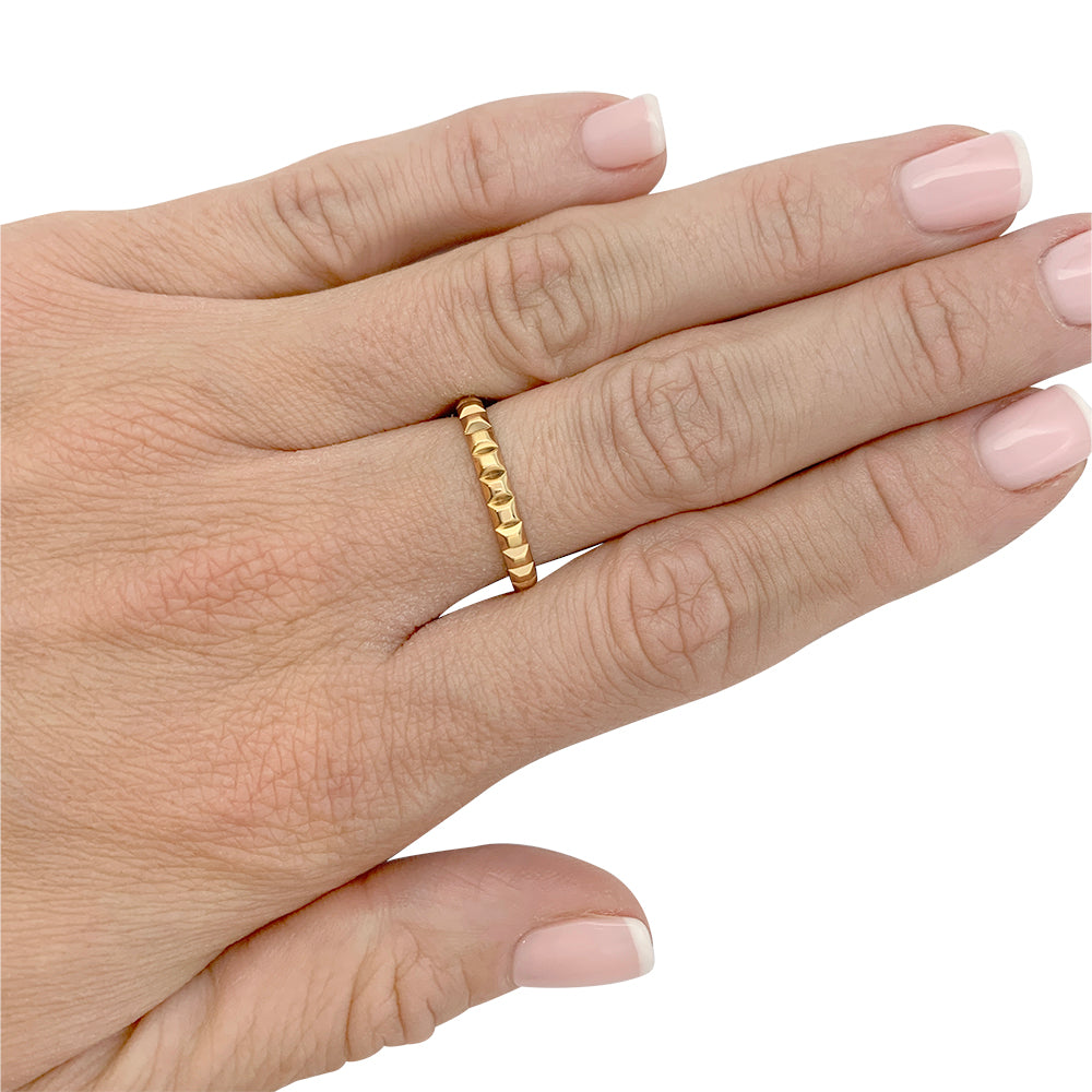 Bague Boucheron, "Clou de Paris", or jaune.