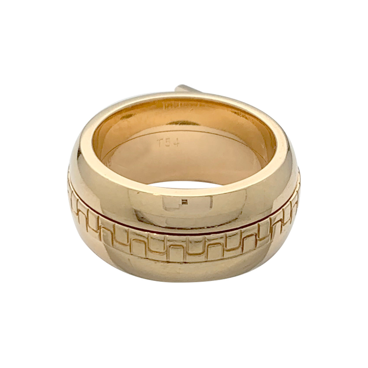 Bague Boucheron, "Zip", or jaune 750/000.