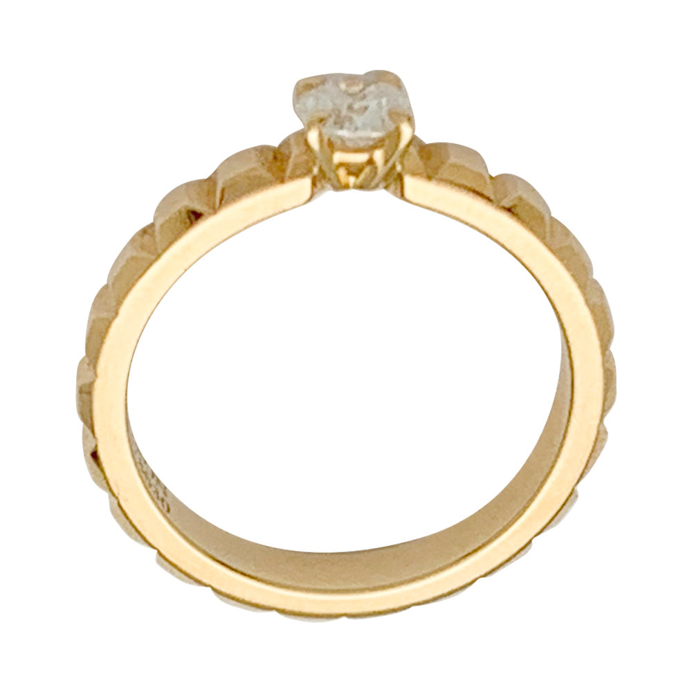 Bague Boucheron, "Clou de Paris", or jaune, diamant.