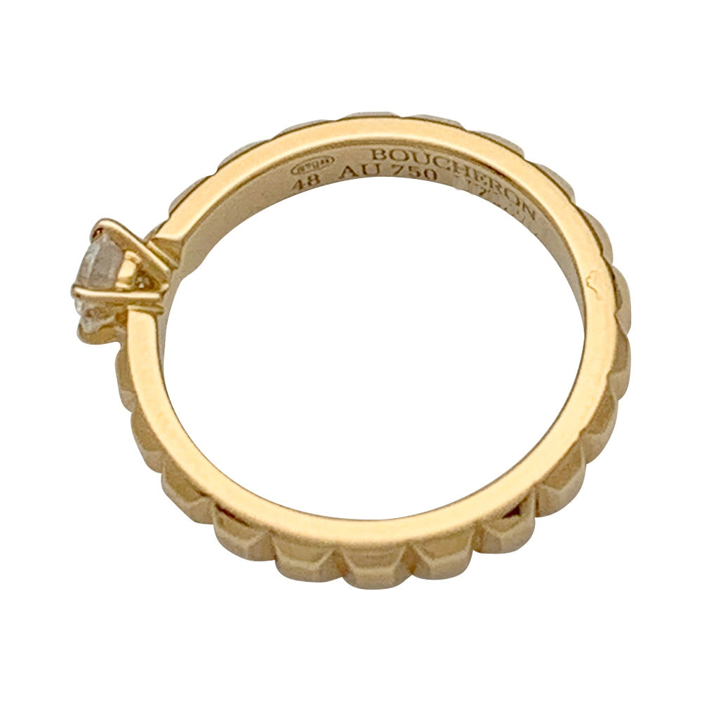 Bague Boucheron, "Clou de Paris", or jaune, diamant.