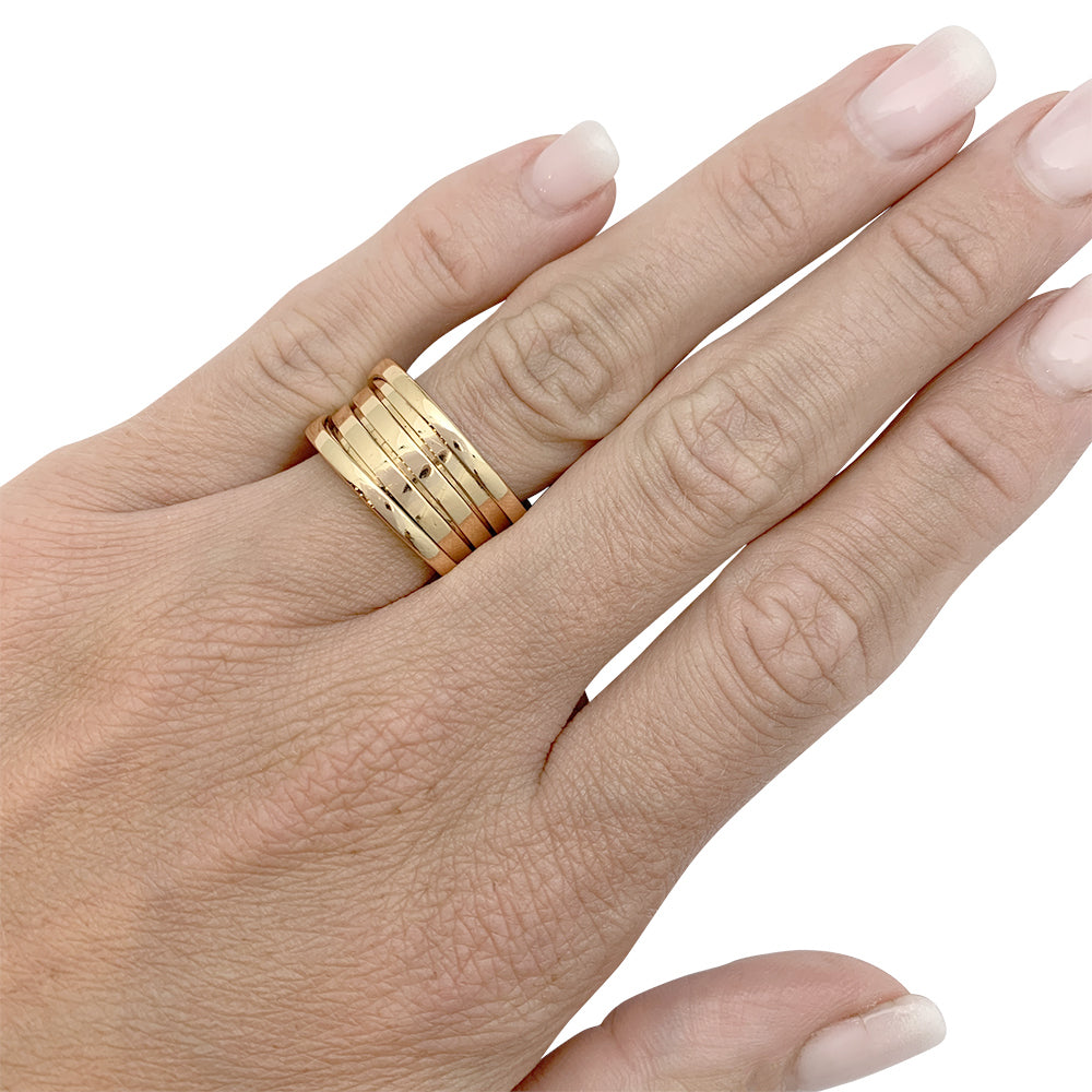Bague Bulgari, "B.Zero1", or jaune.