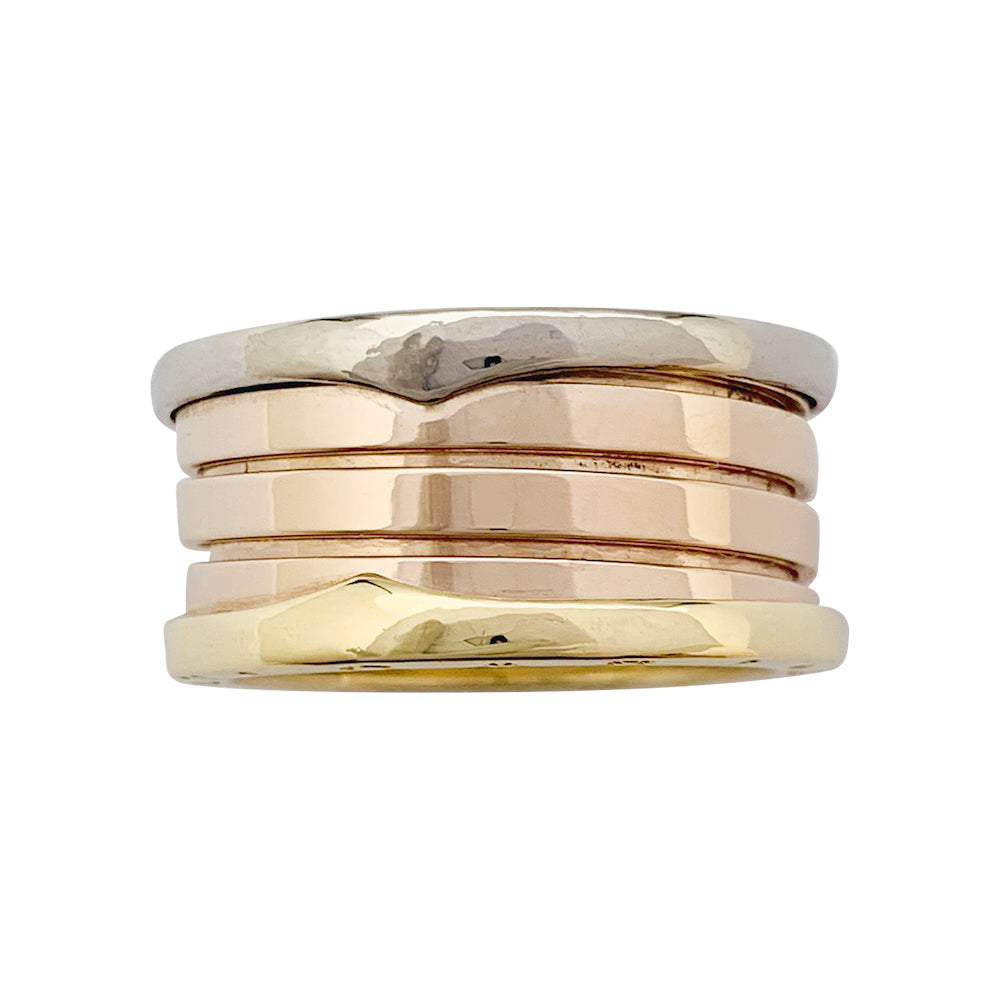 Bague Bulgari,"B.Zero1", trois ors.