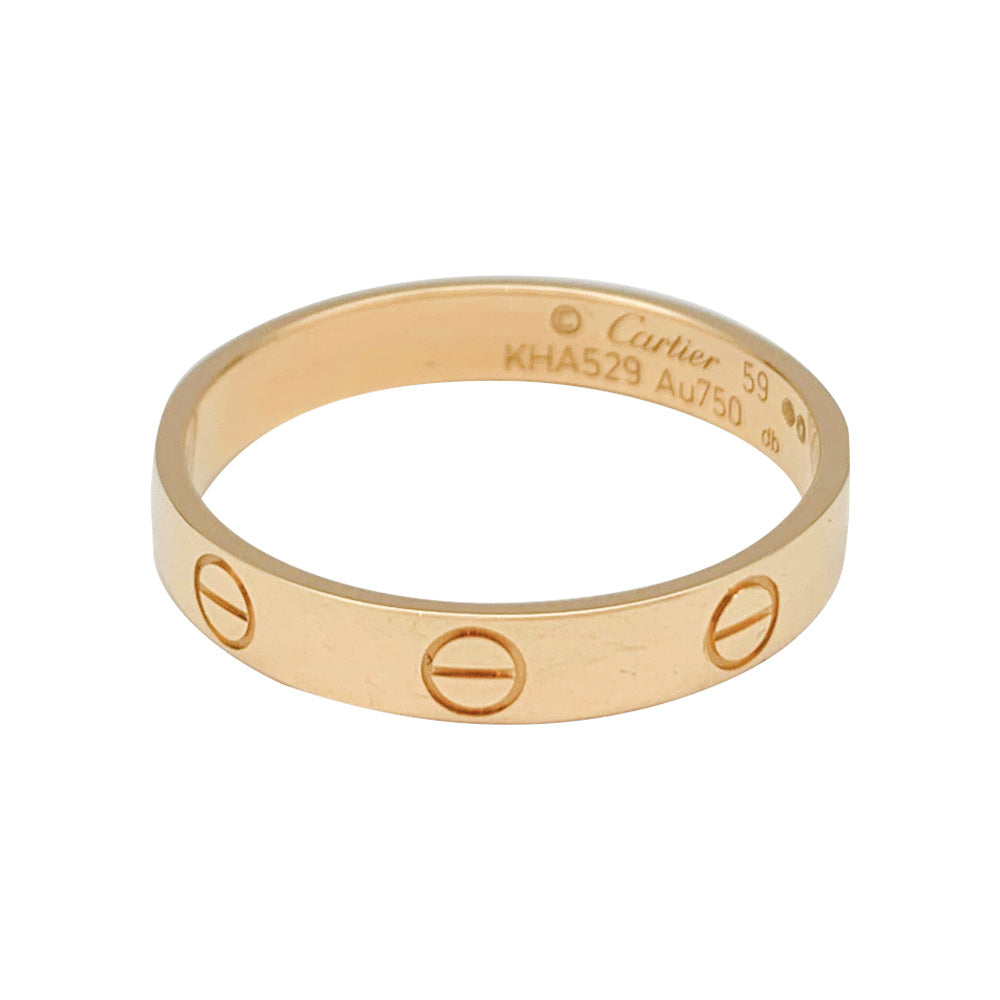 Bague Cartier, "Alliance Love", or rose.