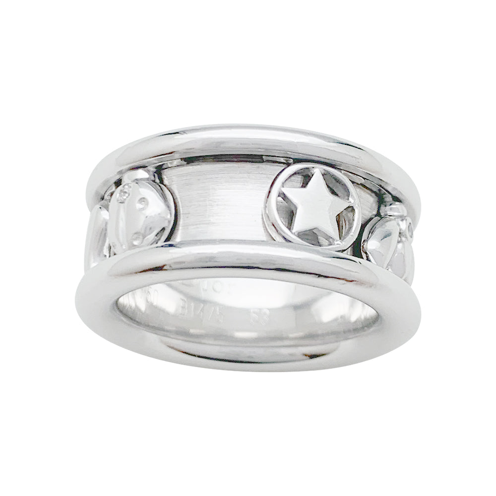 Dior ring, "Gri-Gri", white gold, diamonds.