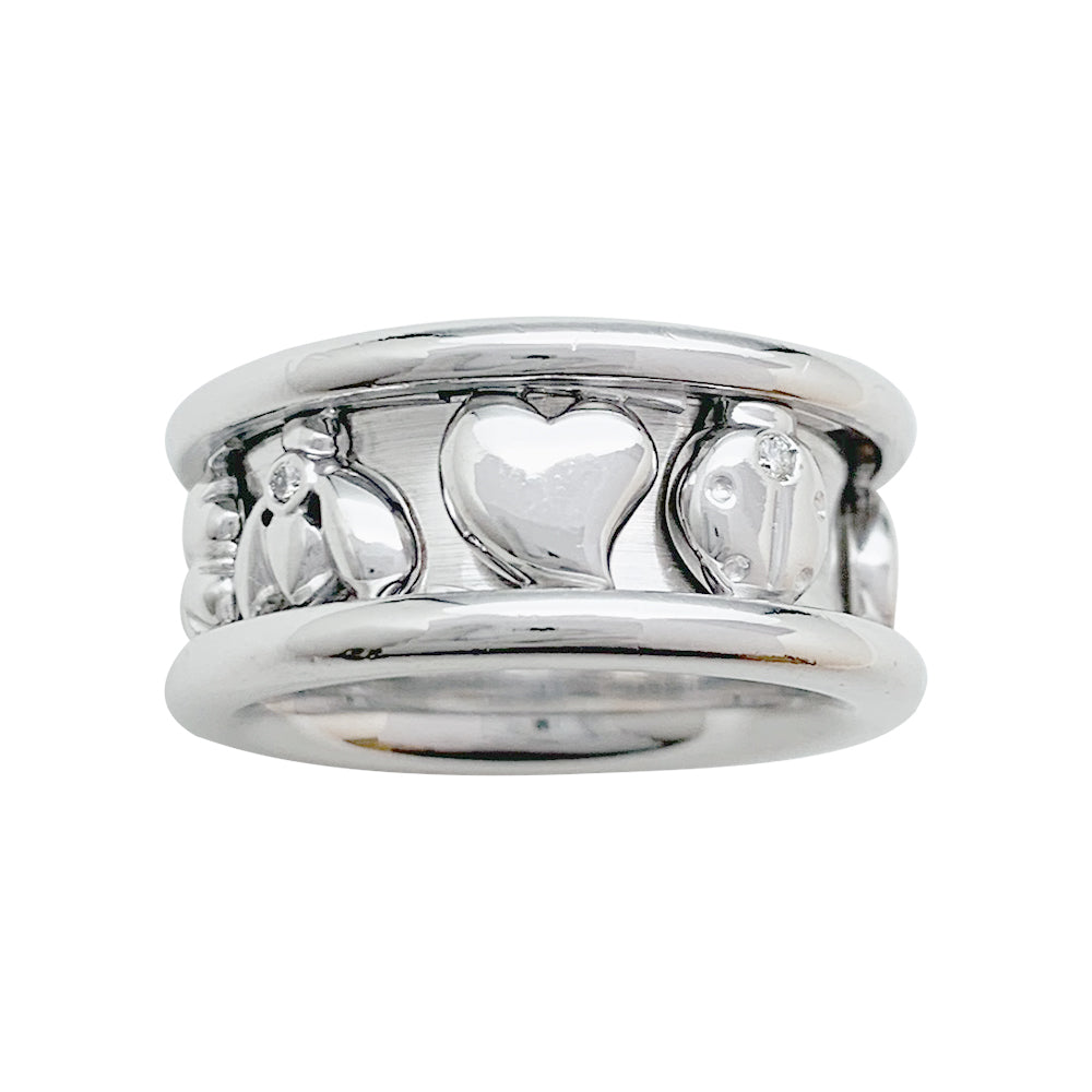 Dior ring, "Gri-Gri", white gold, diamonds.