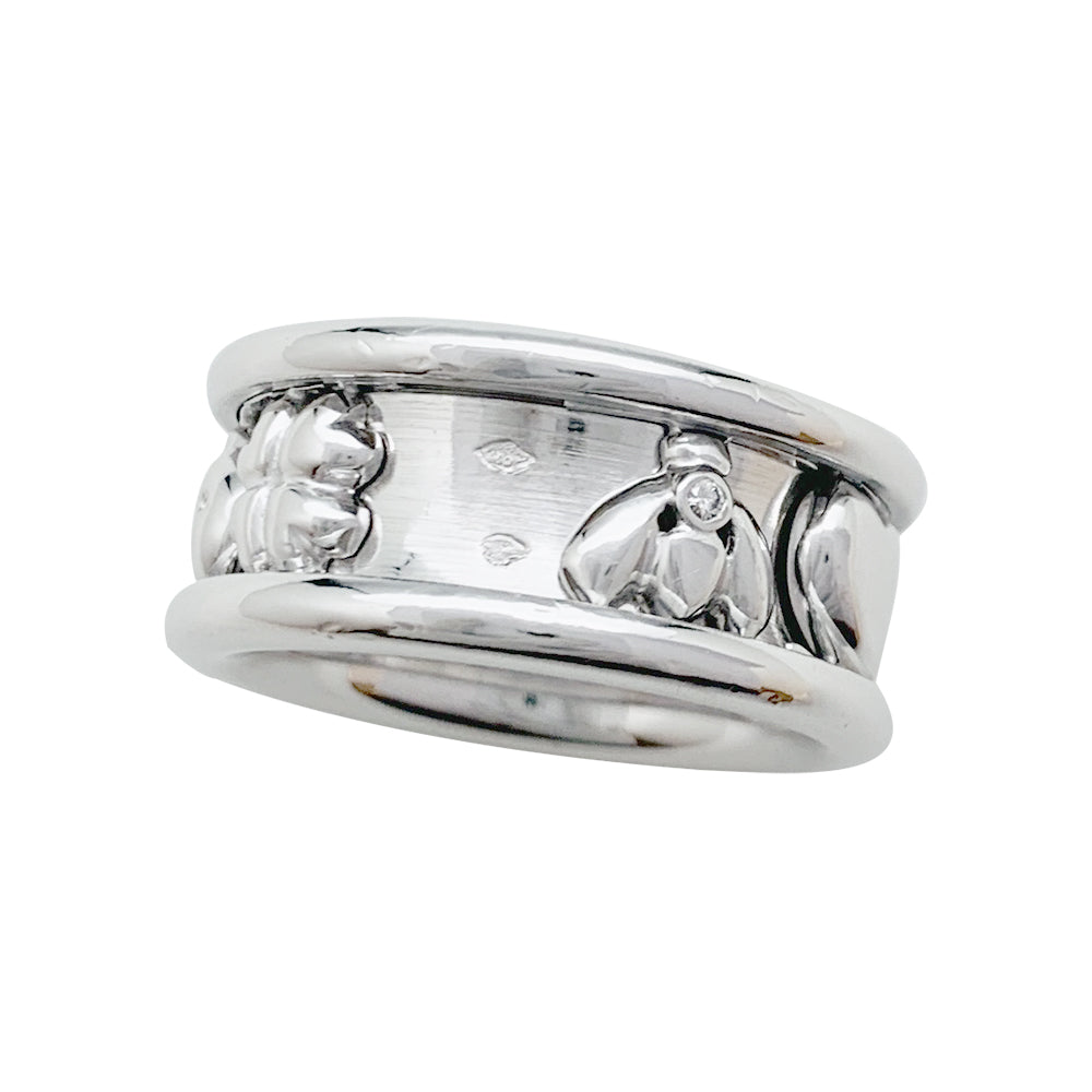 Dior ring, "Gri-Gri", white gold, diamonds.