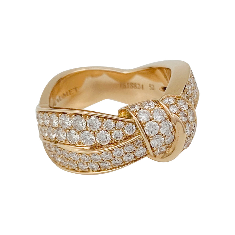 Chaumet ring, "Liens Séduction", pink gold and diamonds.