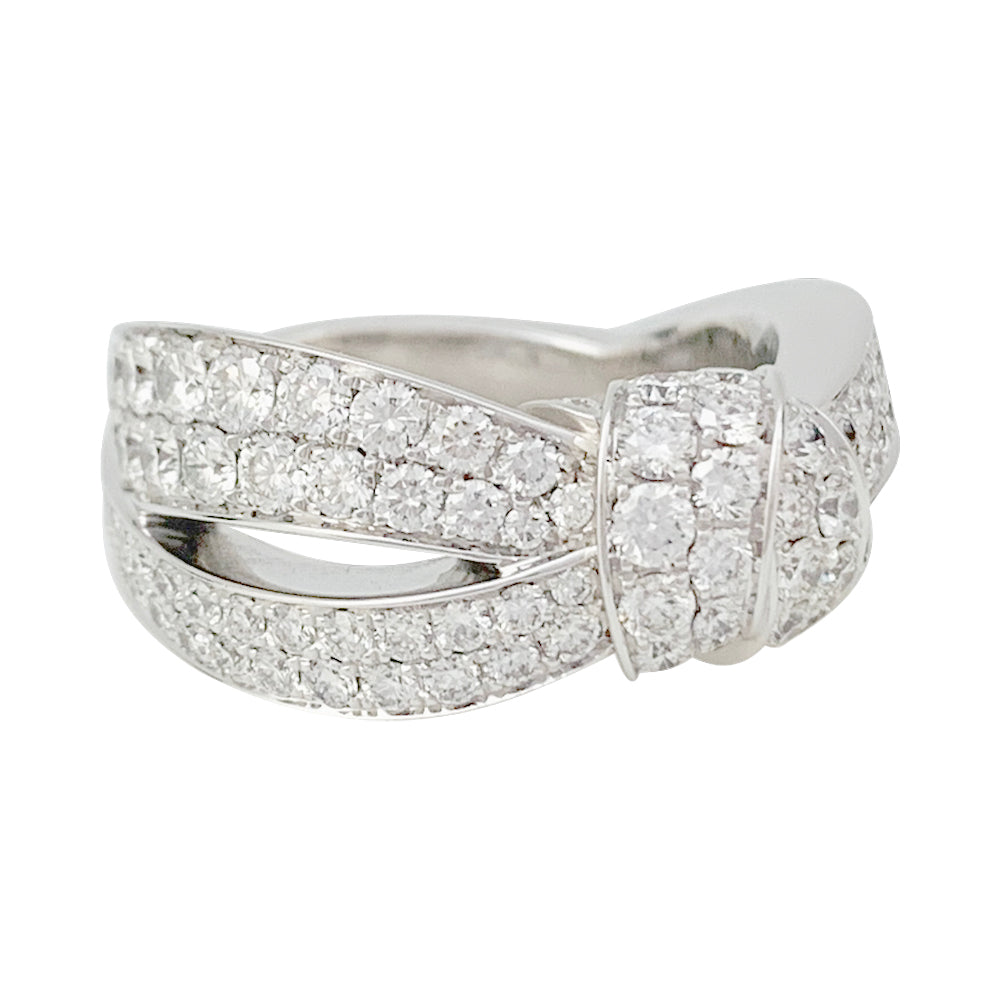 Chaumet ring, "Liens Séduction", white gold and diamonds.