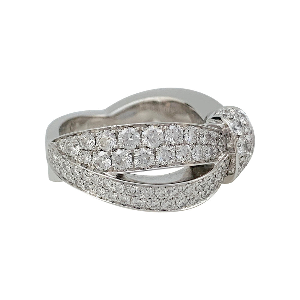 Chaumet ring, "Liens Séduction", white gold and diamonds.