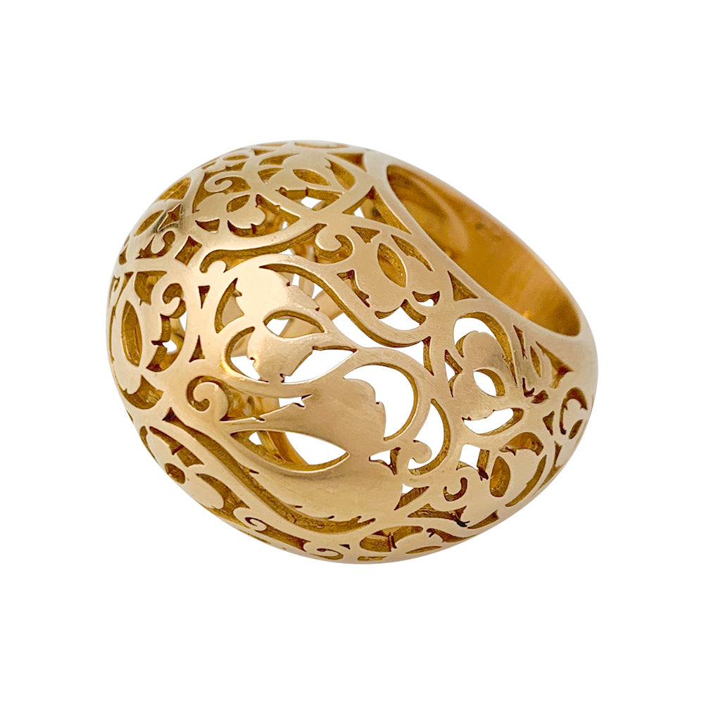 Pomellato ring, "Arabesque", pink gold.