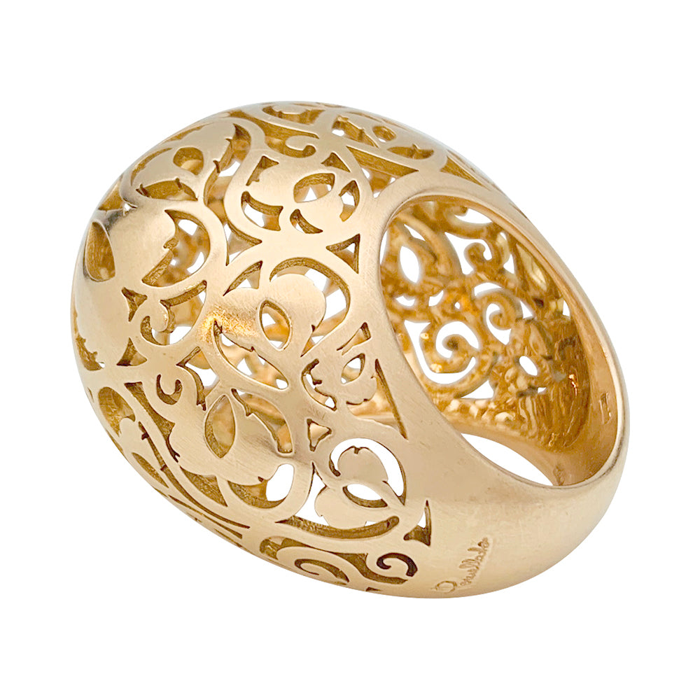 Pomellato ring, "Arabesque", pink gold.