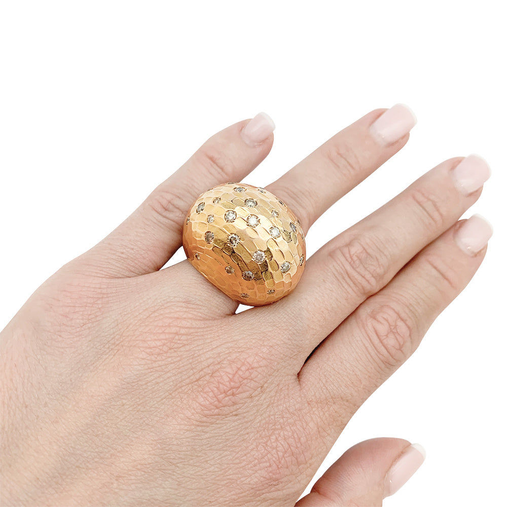 Pomellato ring, "Duna", pink gold.