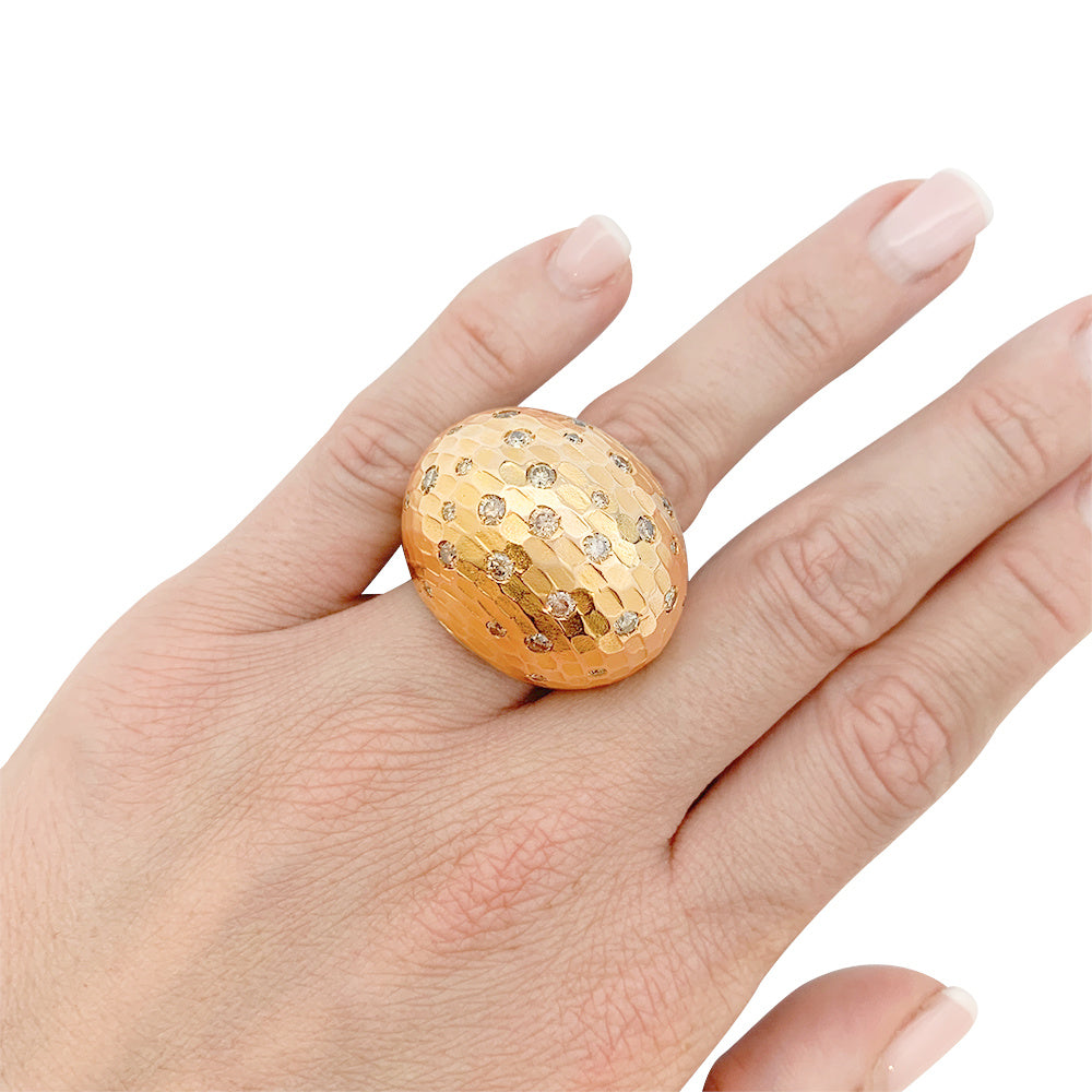 Pomellato ring, "Duna", pink gold.
