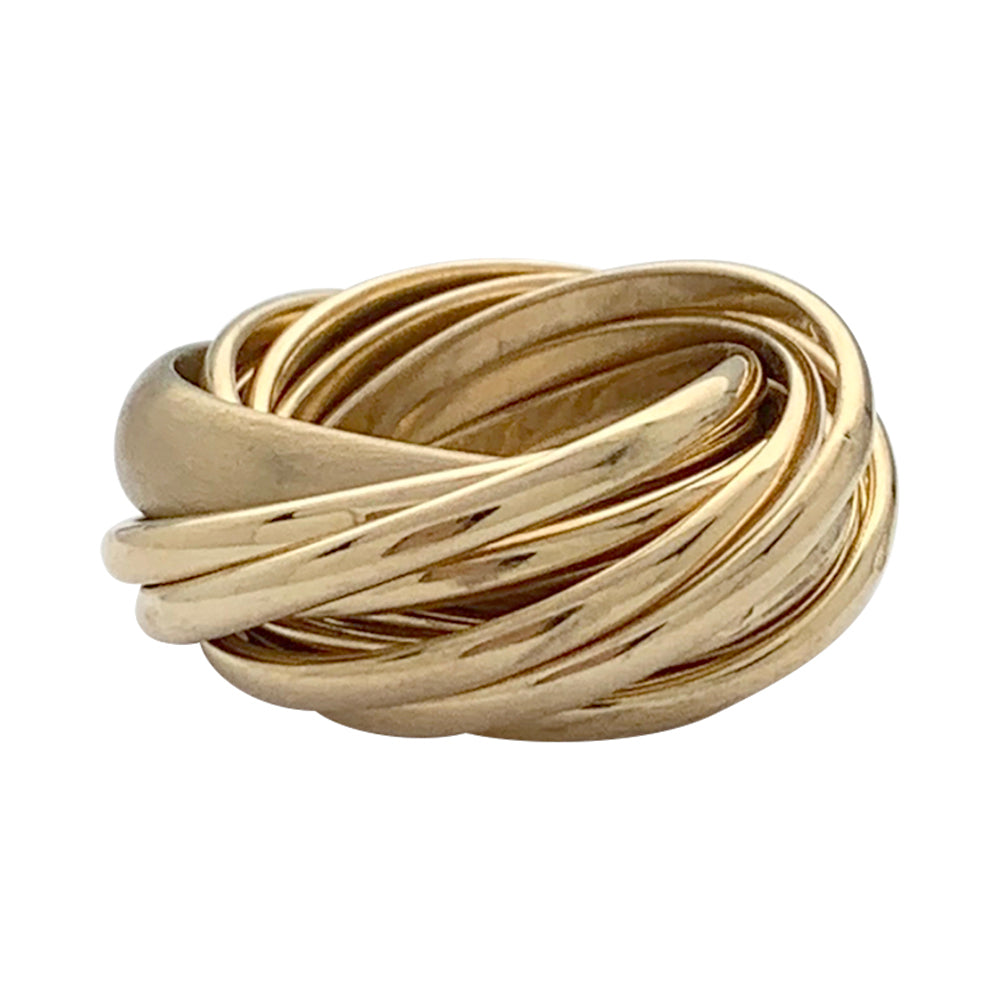 Pomellato ring, "A Thousand Circles", yellow gold.