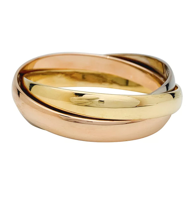 Cartier bracelet, "Trinity", 3 tones of gold.