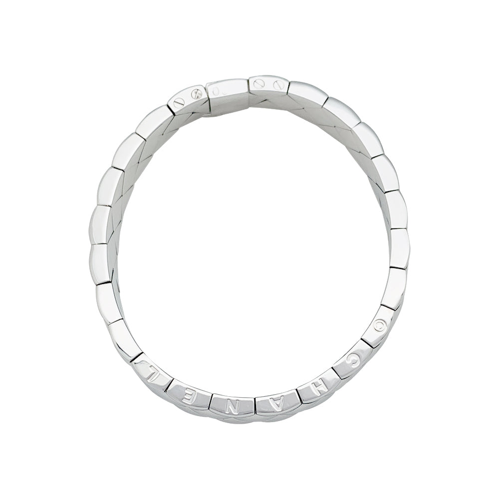 Chanel bracelet, "Quilted", white gold.