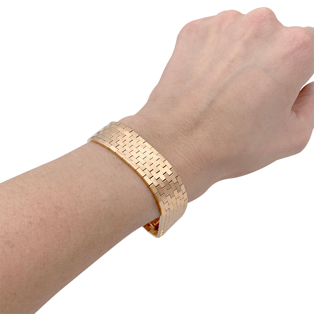 Chaumet bracelet, "Boléro", pink gold.