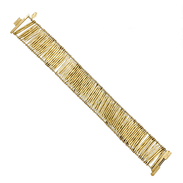 H.Stern “Filaments” bracelet in yellow gold.