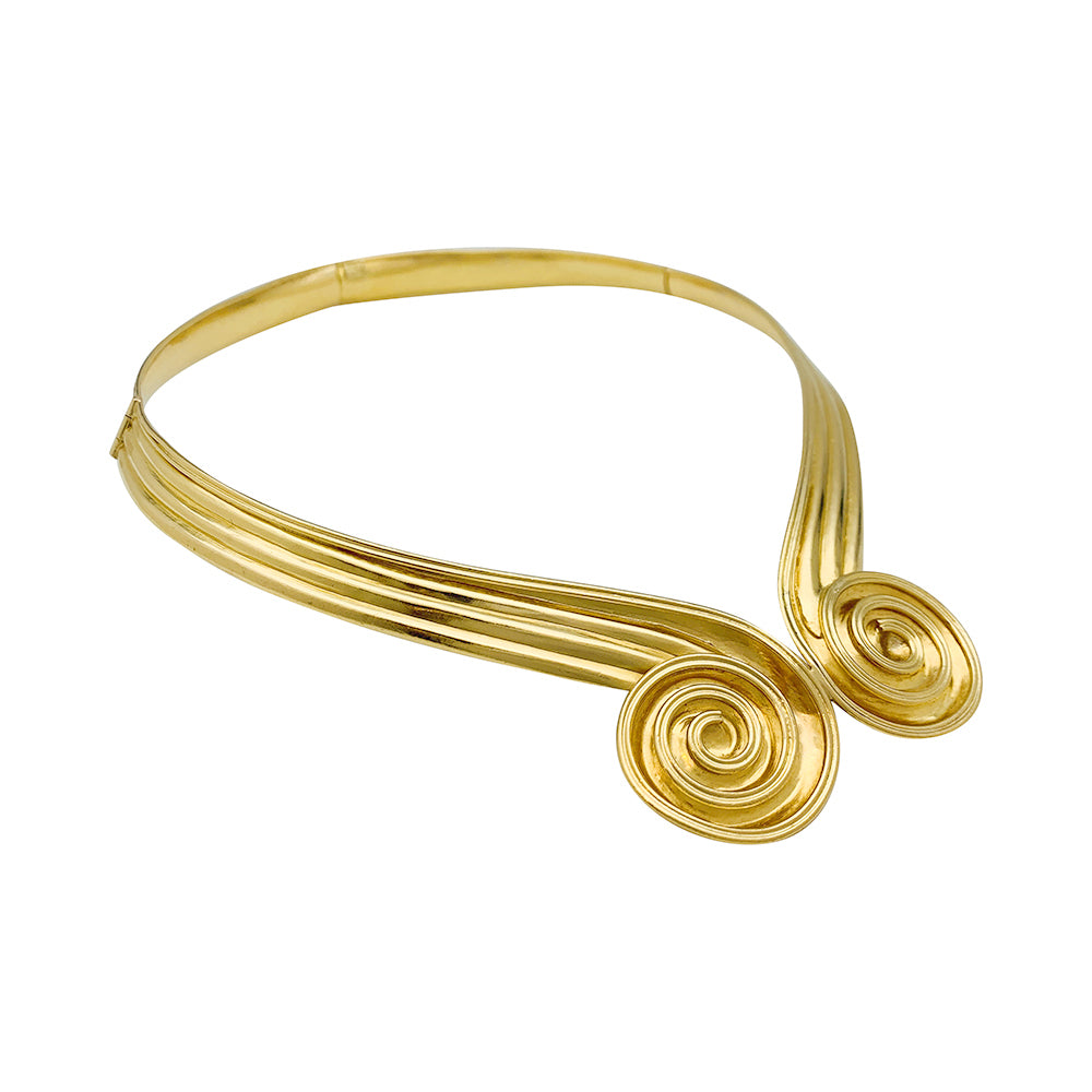Vintage Lalaounis necklace, "Minoan &amp; Mycenaean", yellow gold.