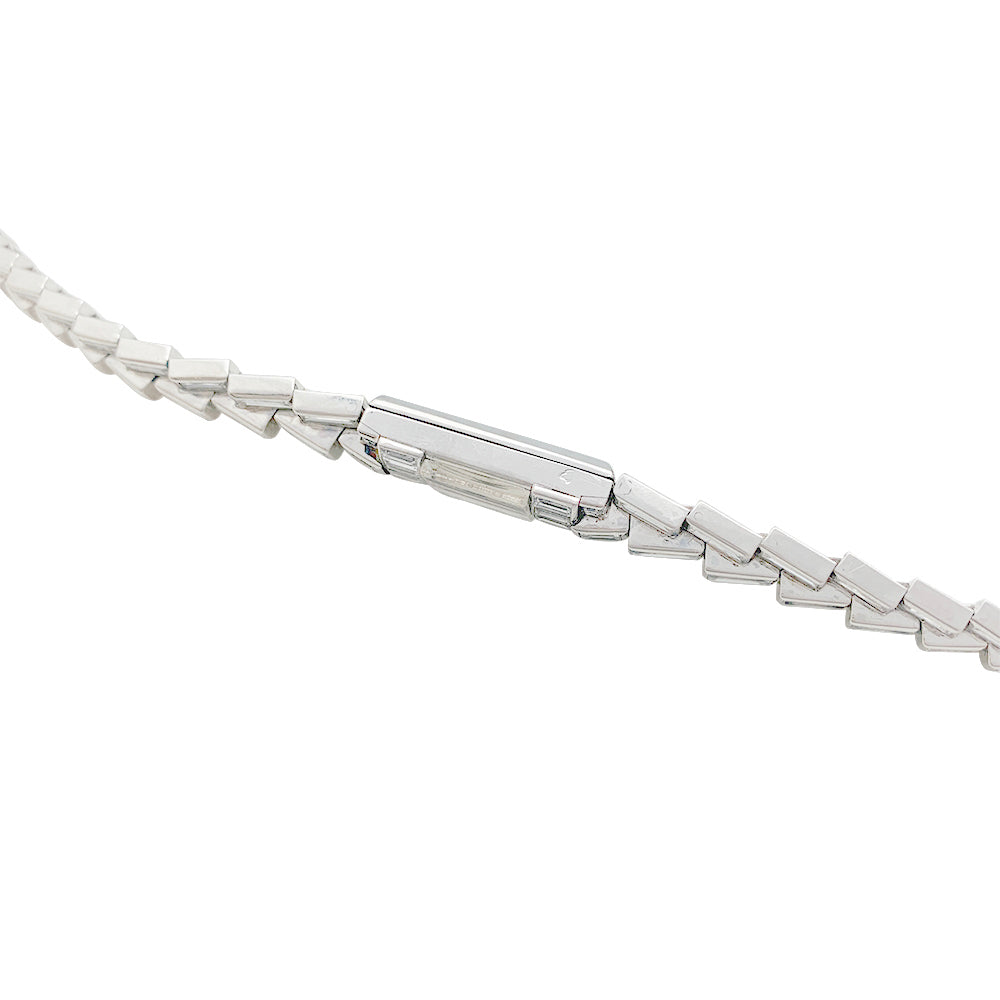 Art Deco watch in platinum and diamonds.