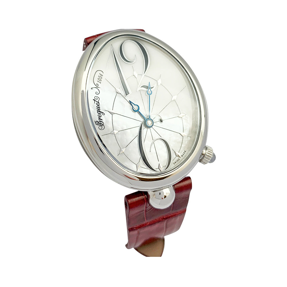 Breguet watch, "Queen of Naples", steel, leather.