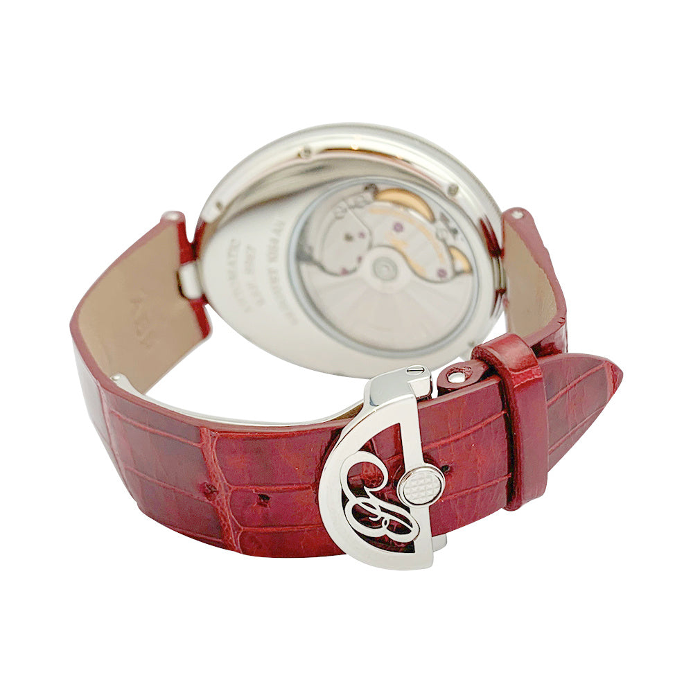 Breguet watch, "Queen of Naples", steel, leather.