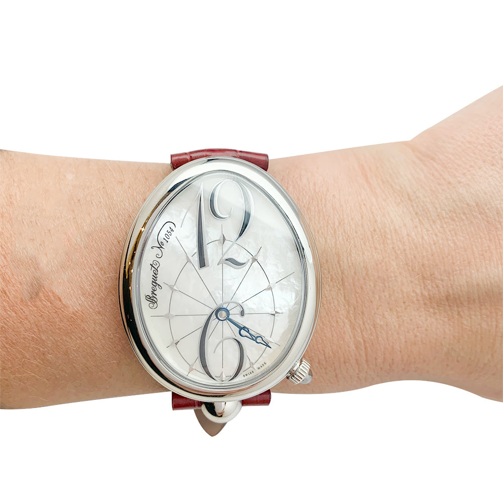 Breguet watch, "Queen of Naples", steel, leather.