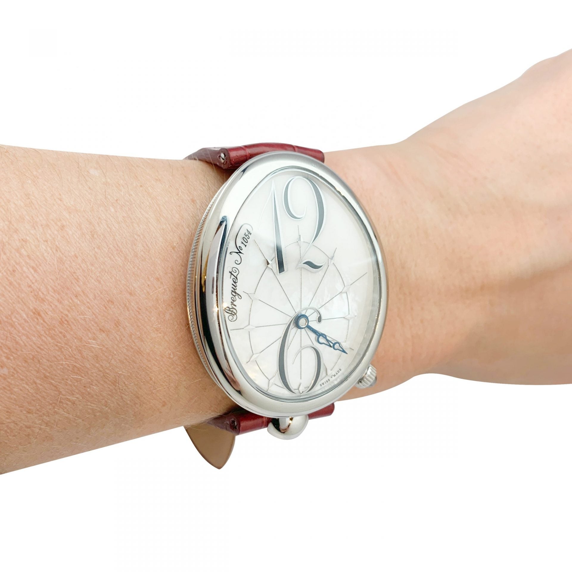 Breguet watch, "Queen of Naples", steel, leather.