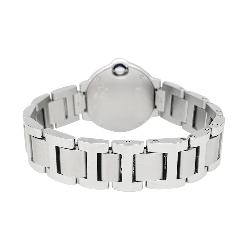 Cartier watch, "Ballon bleu", steel on steel.