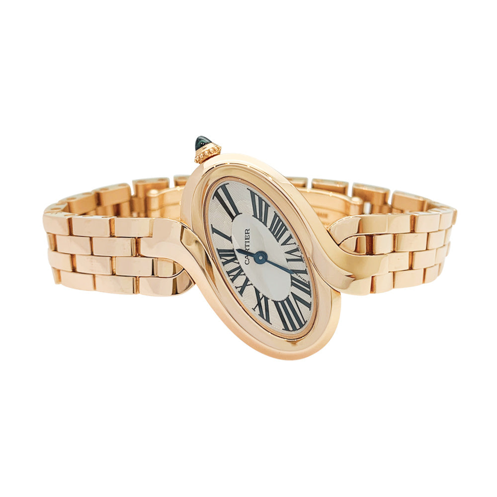 Cartier "Délice de Cartier" watch in pink gold.