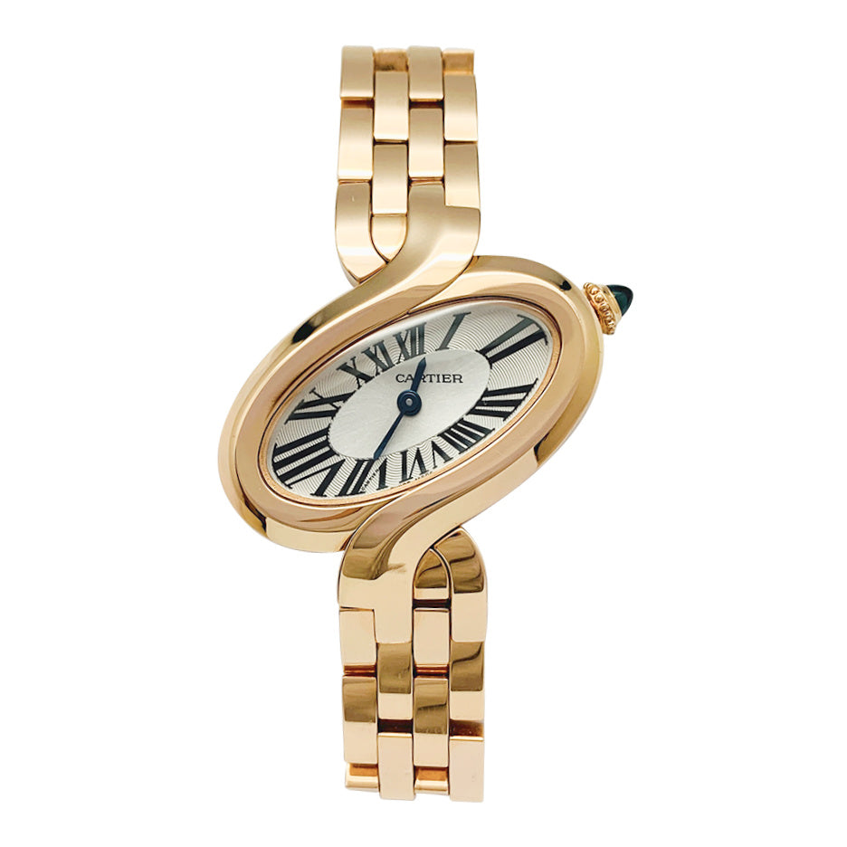 Cartier "Délice de Cartier" watch in pink gold.