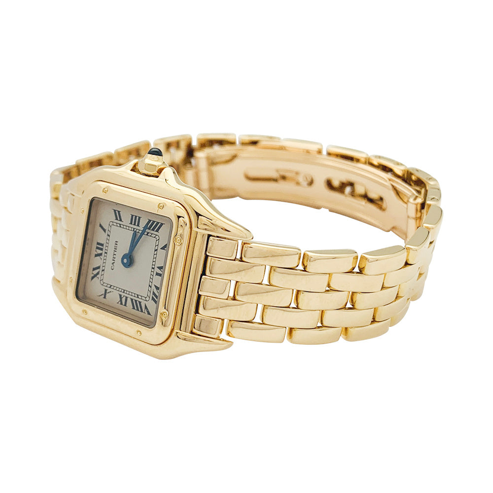 Cartier watch, "Panther", yellow gold.