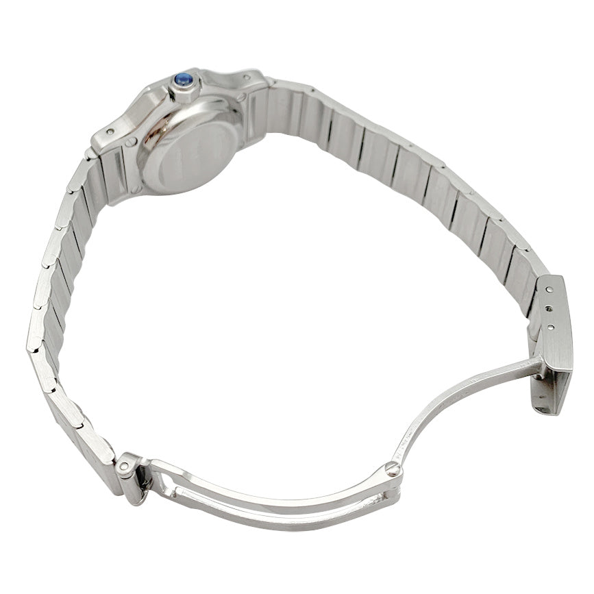 Cartier watch, "Santos", steel.