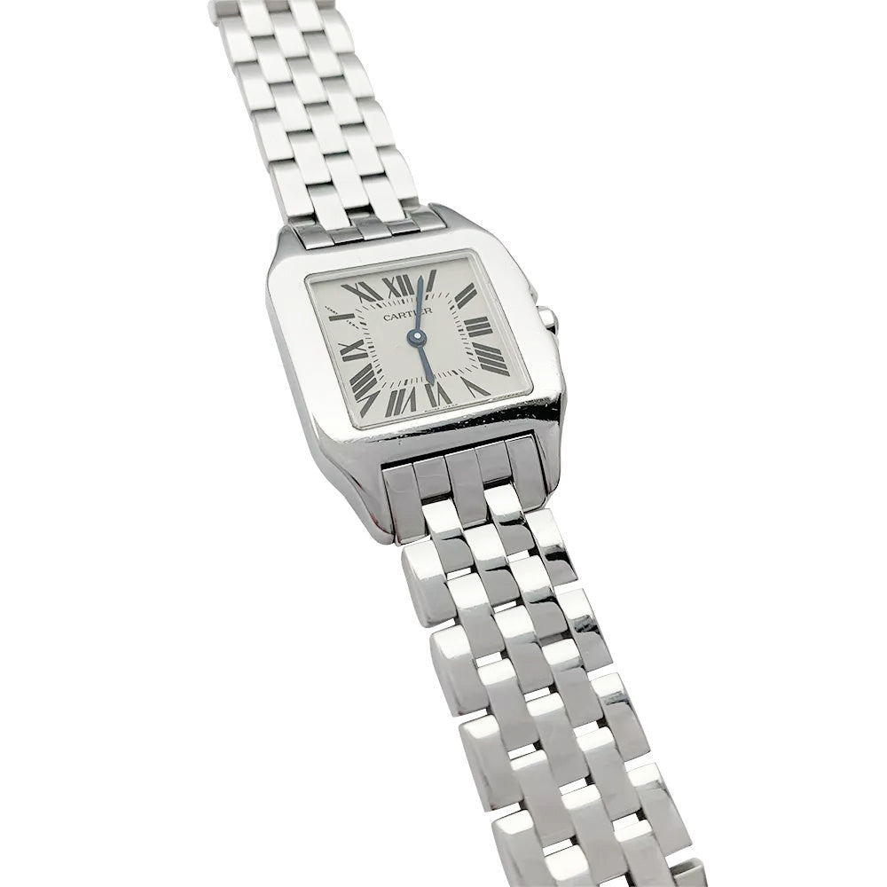 Cartier "Santos demoiselle" watch in steel.