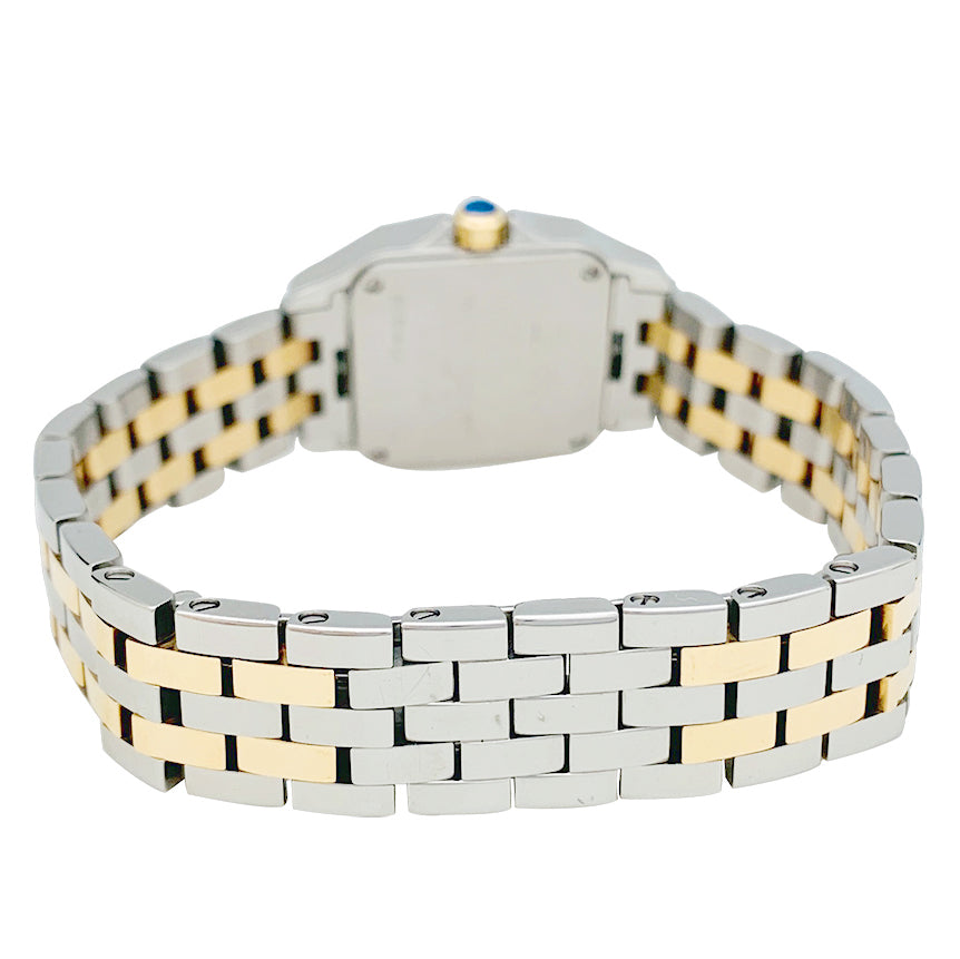 Cartier watch, "Santos demoiselle", gold and steel.