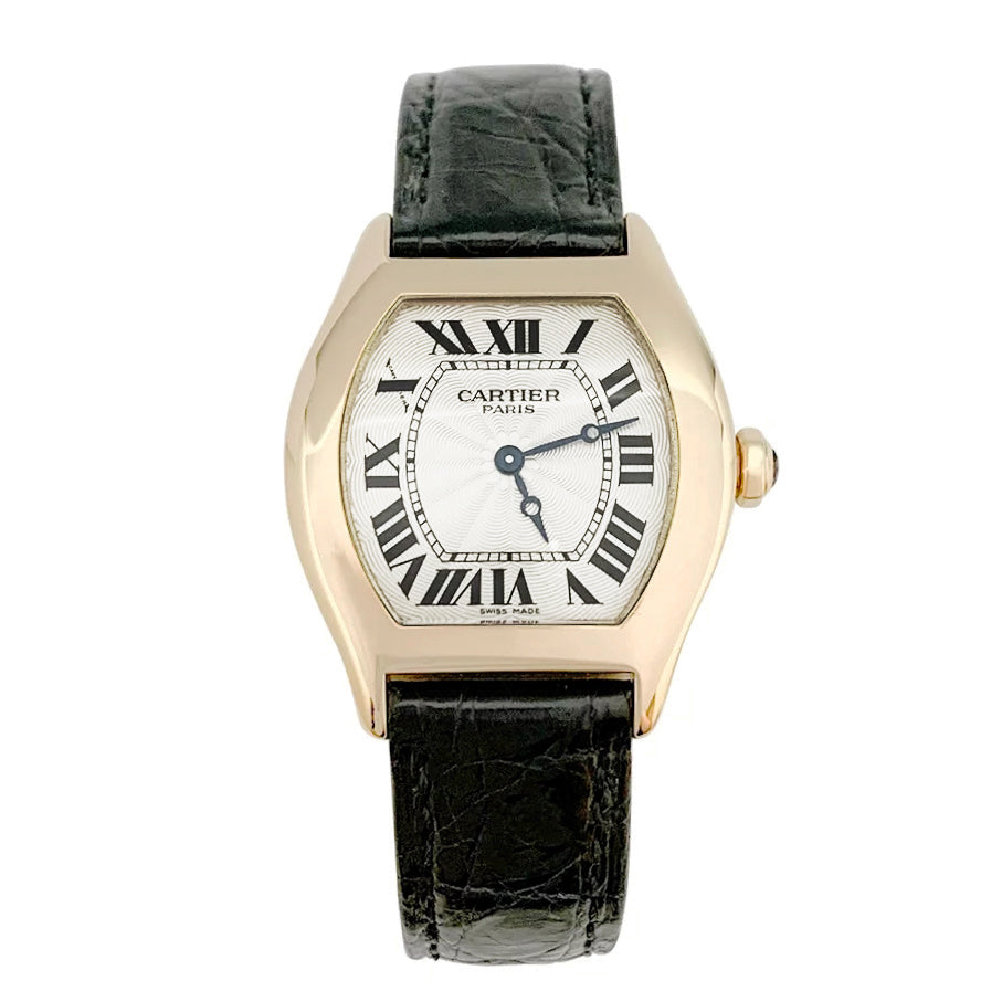 Cartier watch, "Turtle", pink gold.