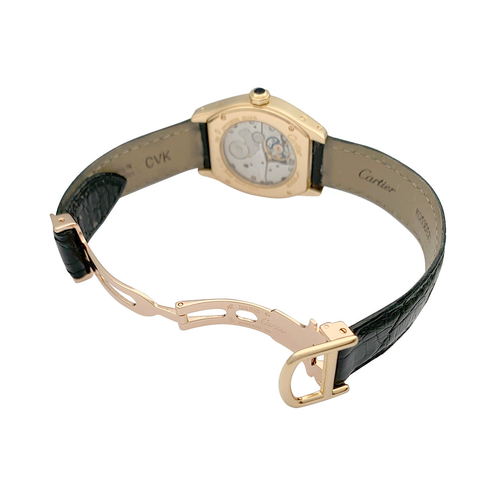 Cartier watch, "Turtle", pink gold.