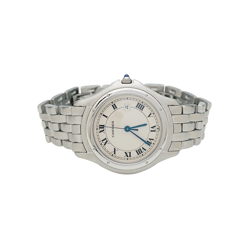 Cartier "Panthère Cougar" watch in steel.