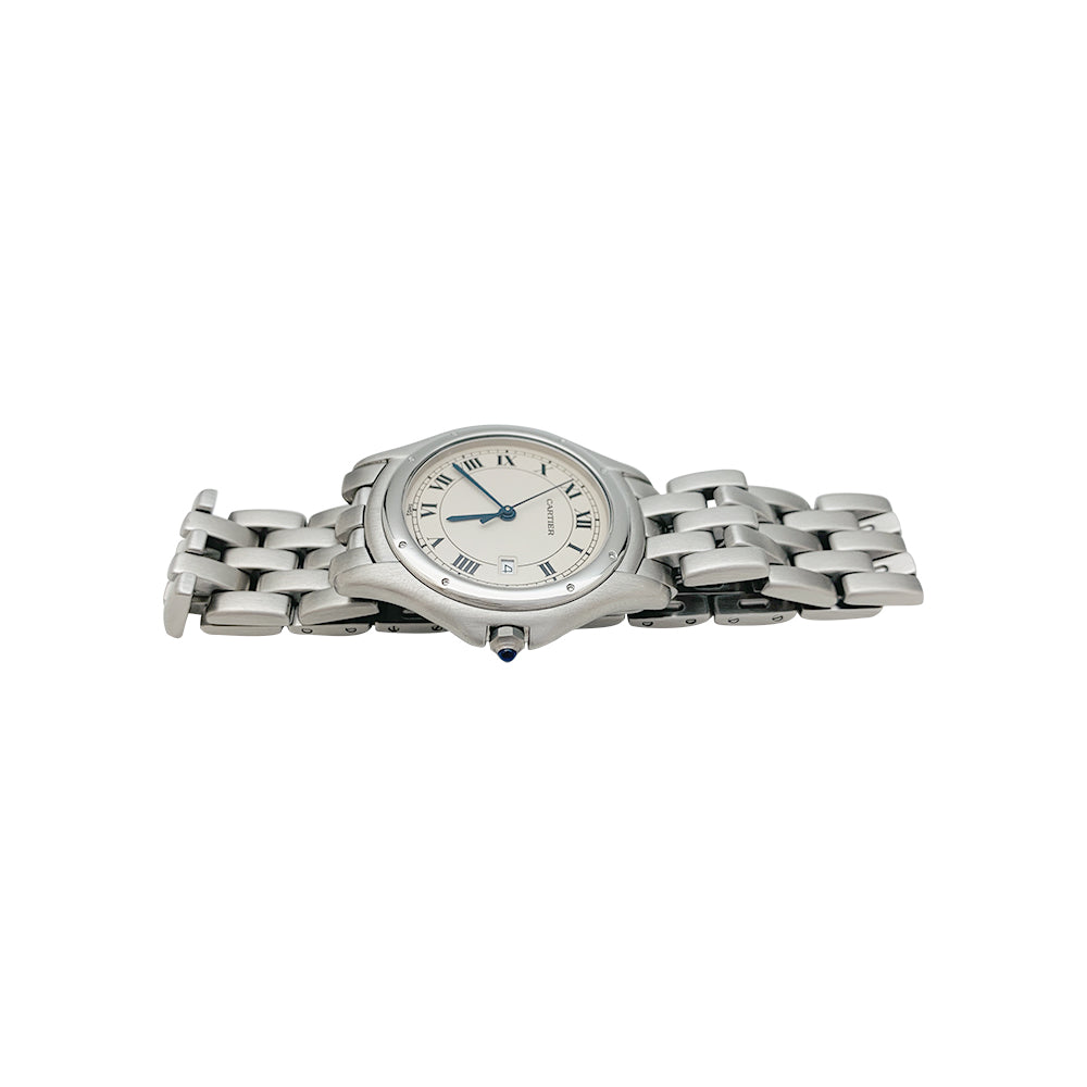 Cartier "Panthère Cougar" watch in steel.