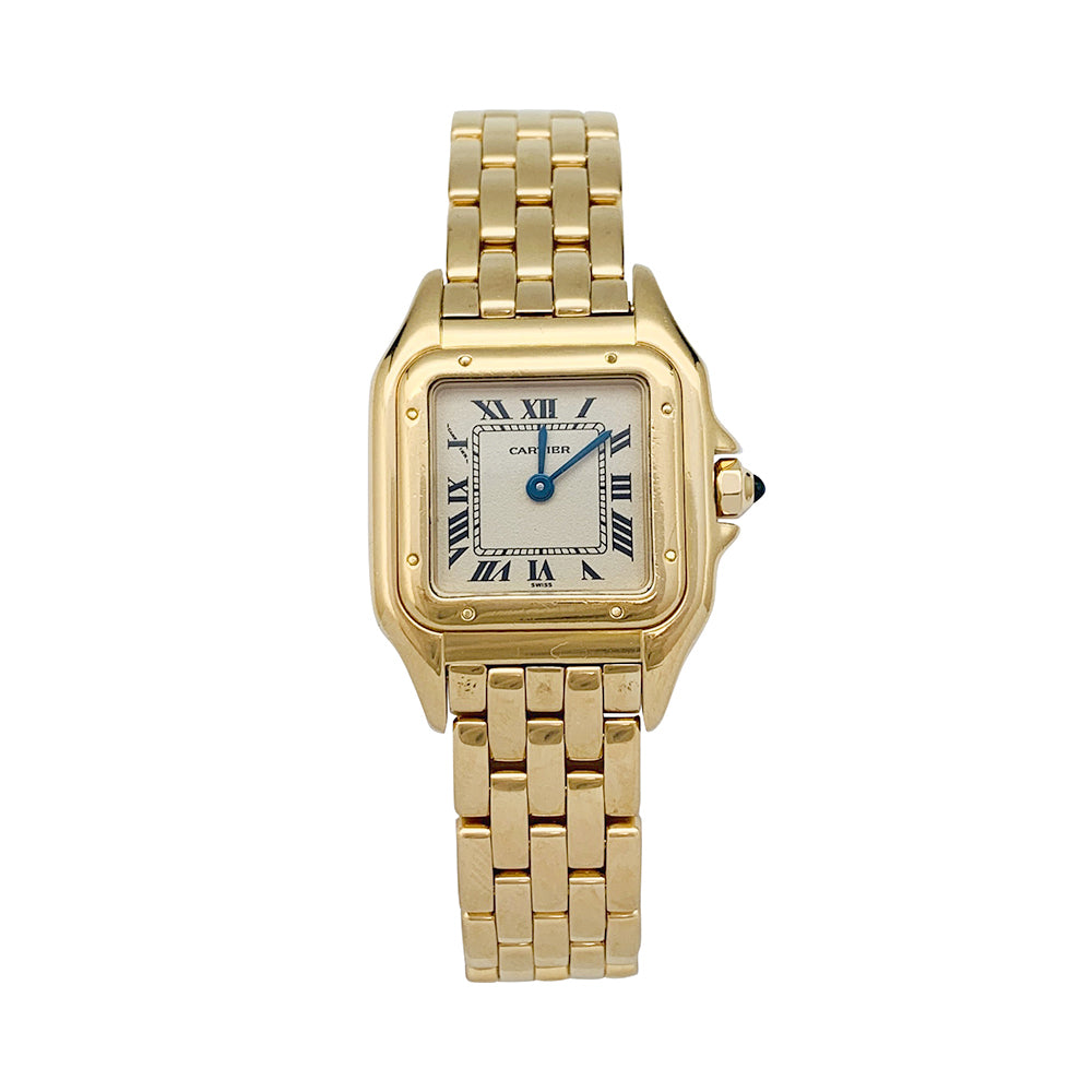Cartier "Panther" yellow gold watch